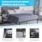 Flash Furniture 14 Inch Queen Metal Platform Bed Frame/Steel Slats MP-XU-BD10001-Q-BK-GG - alternate 7